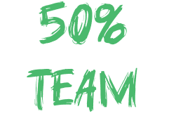 50 percent team