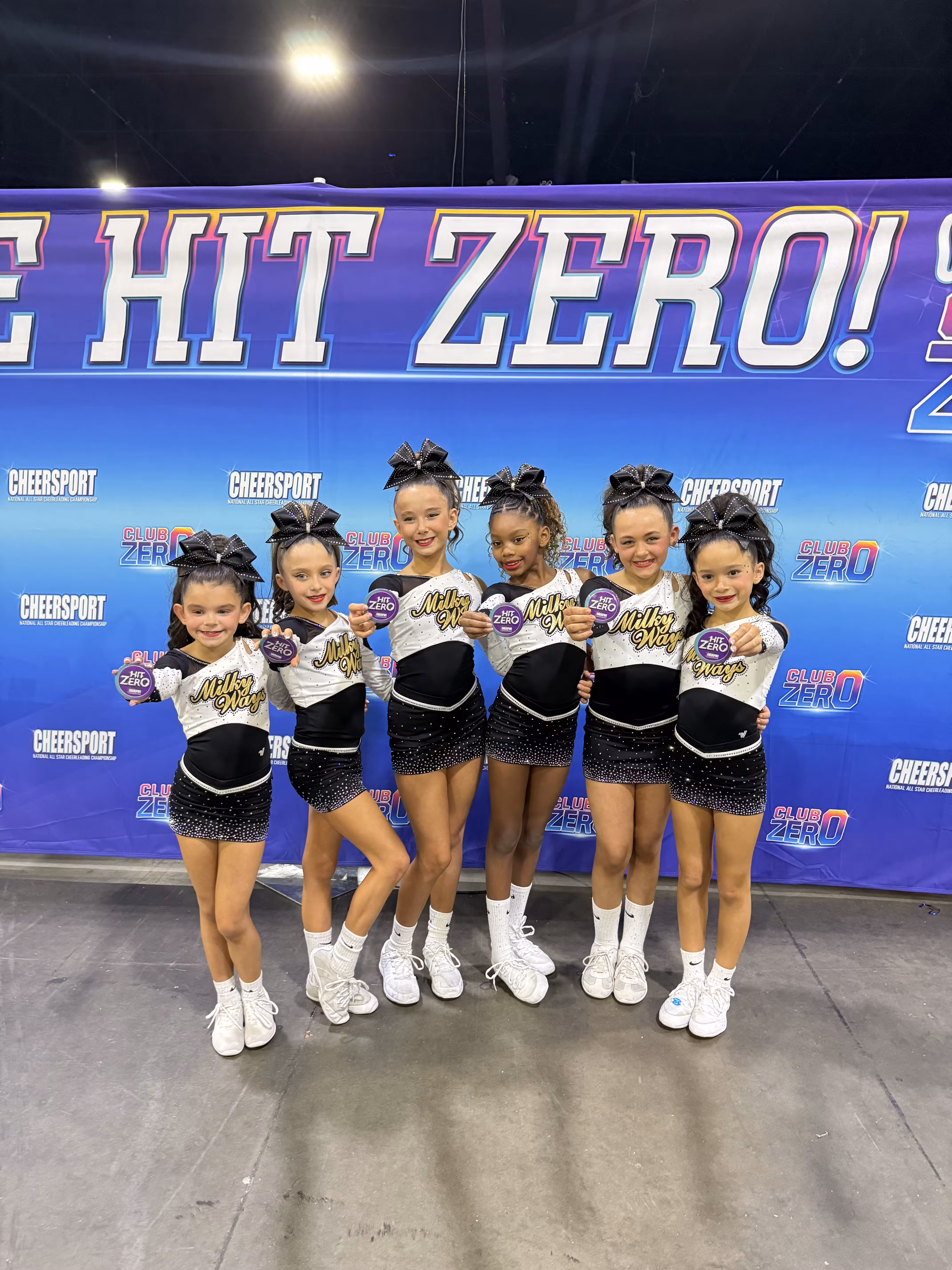 World Cup All Stars Supernovas youth cheer team group photo