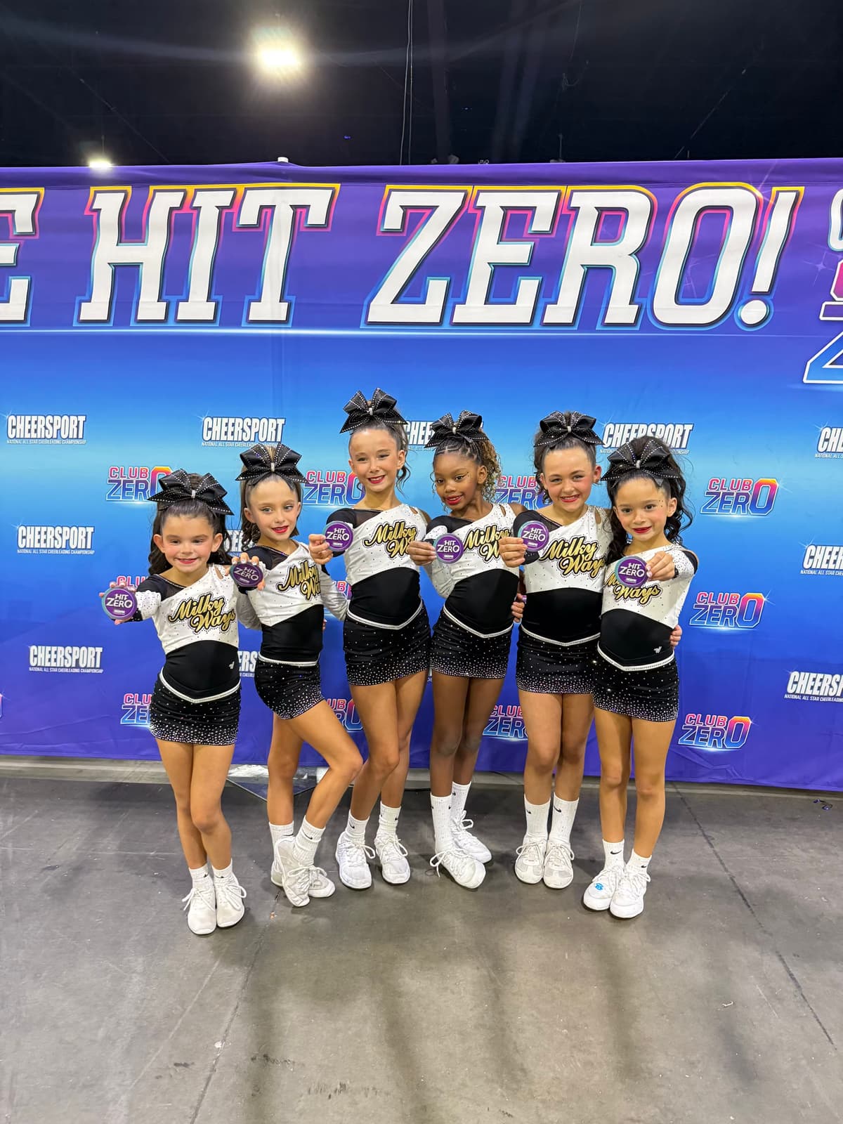 World Cup All Stars cheer team group photo
